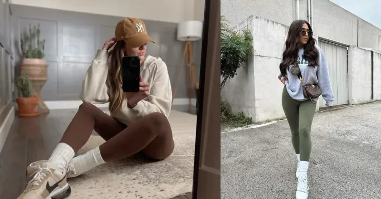 women gym outfits, photo collage