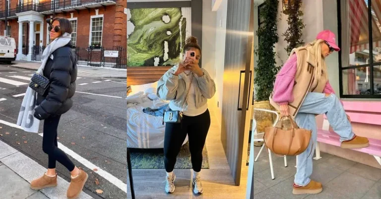 lazy day outfits, photo collage