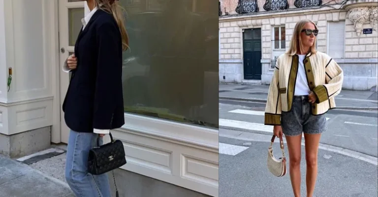 ballet flats outfit, photo collage