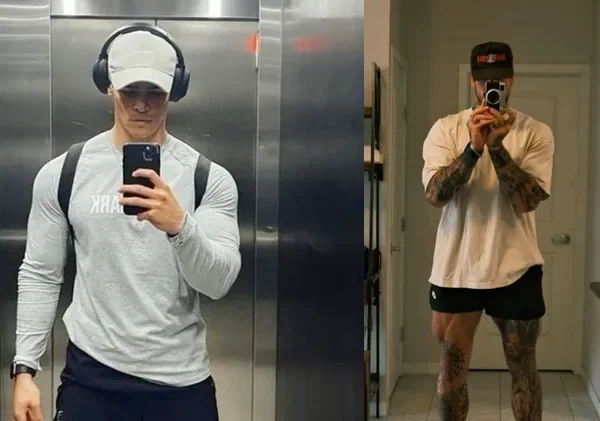cool gym outfits for guys, photo collage