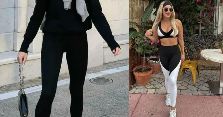 cute outfits with yoga pants, photo collage